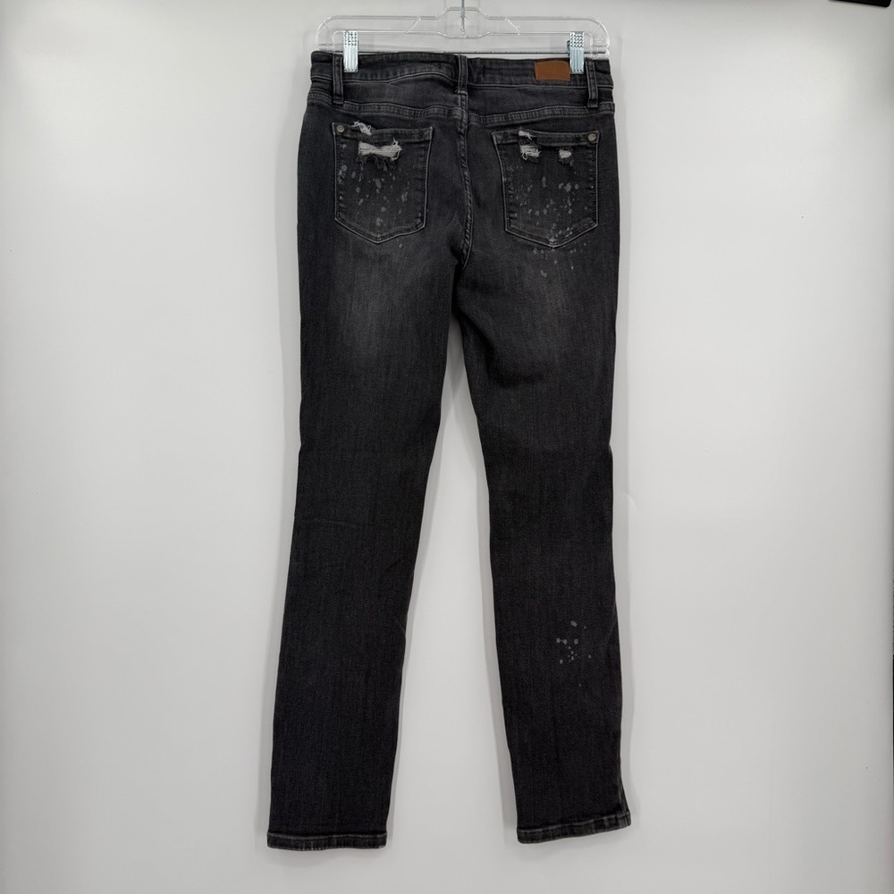 Judy blue boyfriend fit black‎ jeans 7/28 - Picture 2 of 4